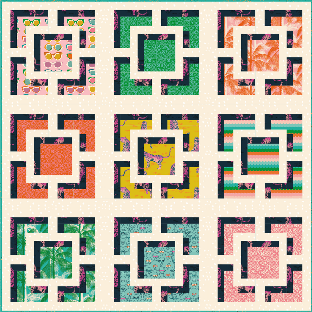 Breezy Quilt Pattern by Patch and Dot