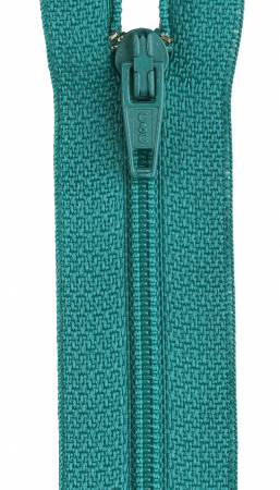 18in Blue Turquoise All-Purpose Polyester Coil Zipper by Coats and Clark