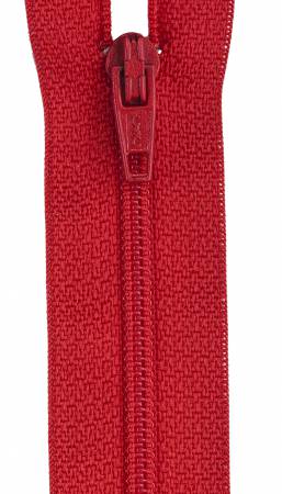 12in Atom Red All-Purpose Polyester Coil Zipper by Coats and Clark