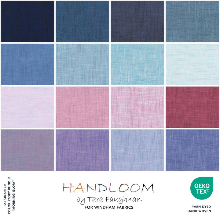Morning Glory Fat Quarter Bundle 16pcs/bundle ***PRE-SALE*** 16pcs/bundle - Handloom by Tara Faughnan