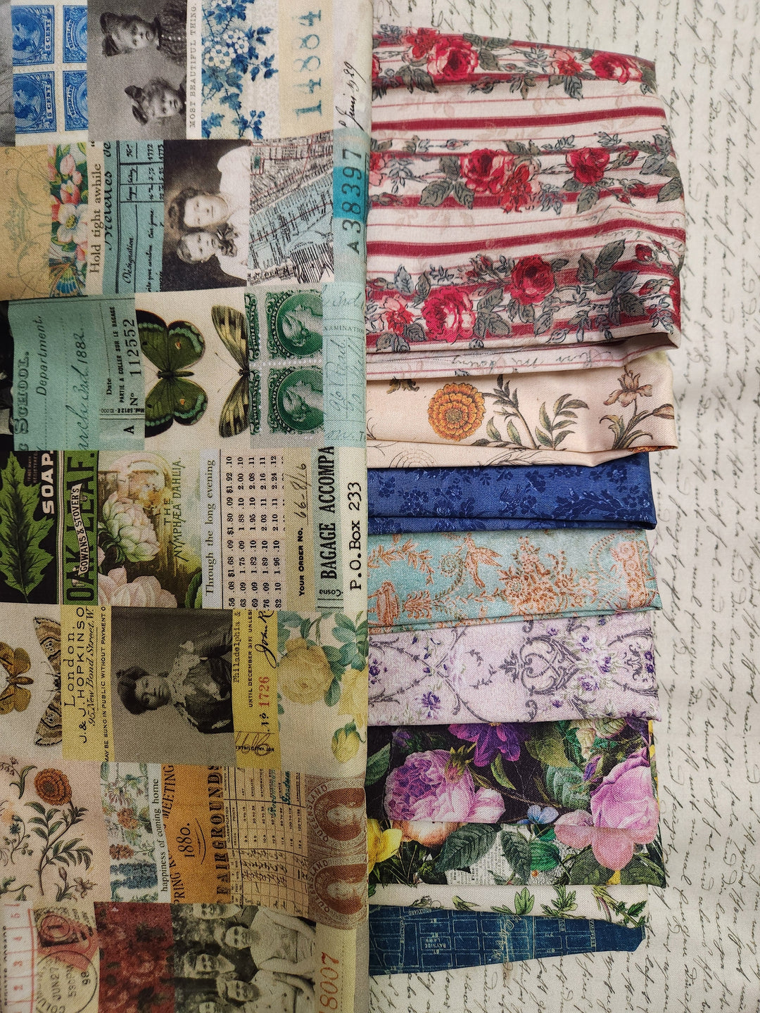 Morse Code Quilt Kit - Tim Holtz Palette Colorway