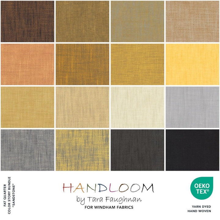 Sandstone Fat Quarter Bundle 16pcs/bundle ***PRE-SALE*** - Handloom by Tara Faughnan