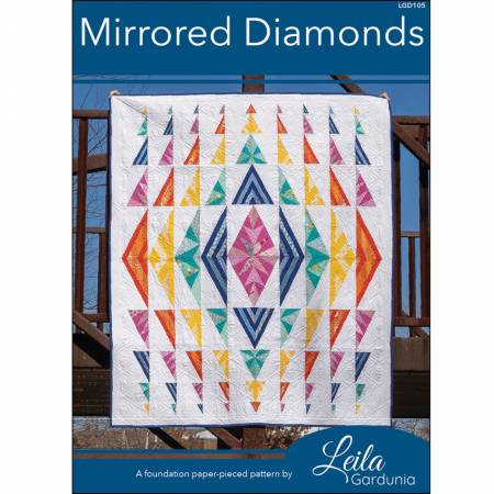 Mirrored Diamonds by Leila Gardunia Design