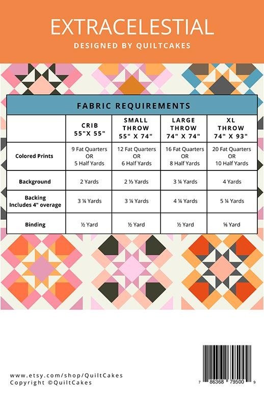 Extracelestial Quilt Pattern QuiltCakes