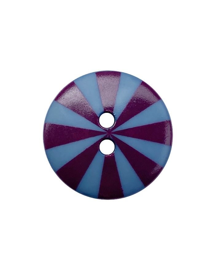 Button Peppermint Round - Blue Kaffe Fassett