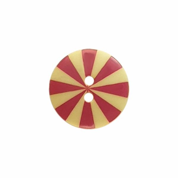 Button Peppermint Round - Yellow/Pink Kaffe Fassett